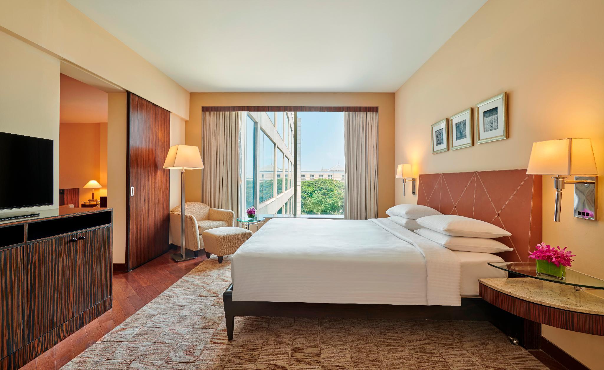 Hyatt Regency Mumbai International Airport Hotel Luaran gambar A bedroom at the hotel